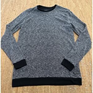 Kenneth Cole Reaction Mens Pullover Grey heathered Crew Neck Sweat Shirt Small